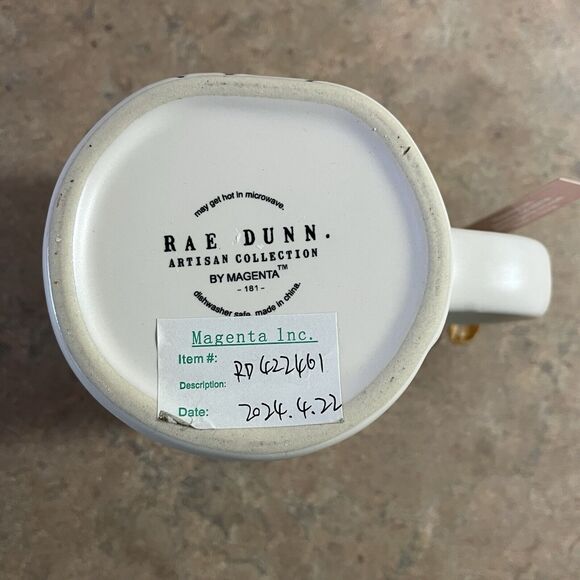 Rae Dunn Bloom Where You Are Planted Mug Minimalist Farmhouse Gardening - Picture 6 of 6